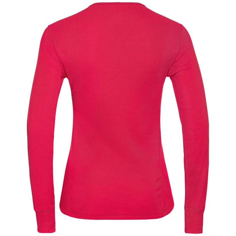 T-shirt a maniche lunghe Odlo Active Warm Eco (deep claret) Donna