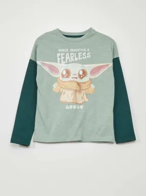 T-shirt effetto 2 in 1 'Star Wars' - VERDE