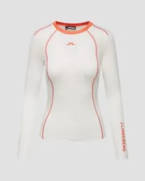 Top sportivo bianco da donna J.Lindeberg Amelia