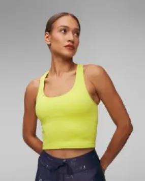 Top sportivo giallo da donna The Upside Balance Seamless Molly Crop