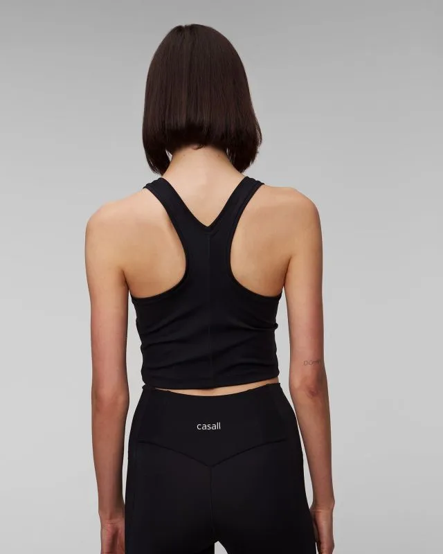 Top sportivo nero da donna Casall Sharp Back Sport Top