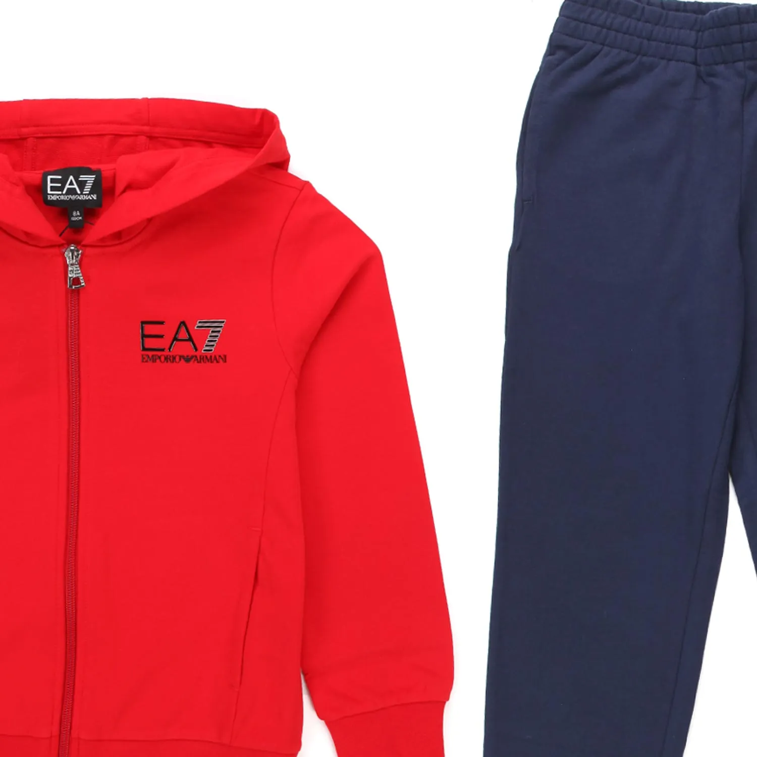 Tuta Ea7 Rossa E Blu Bambino E Teen