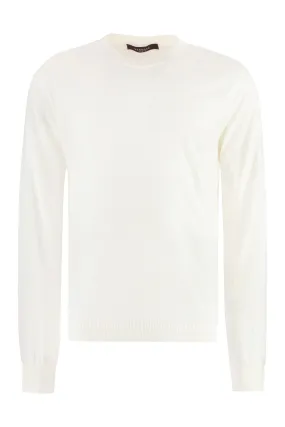 Versace T-shirt a maniche lunghe in misto cotone