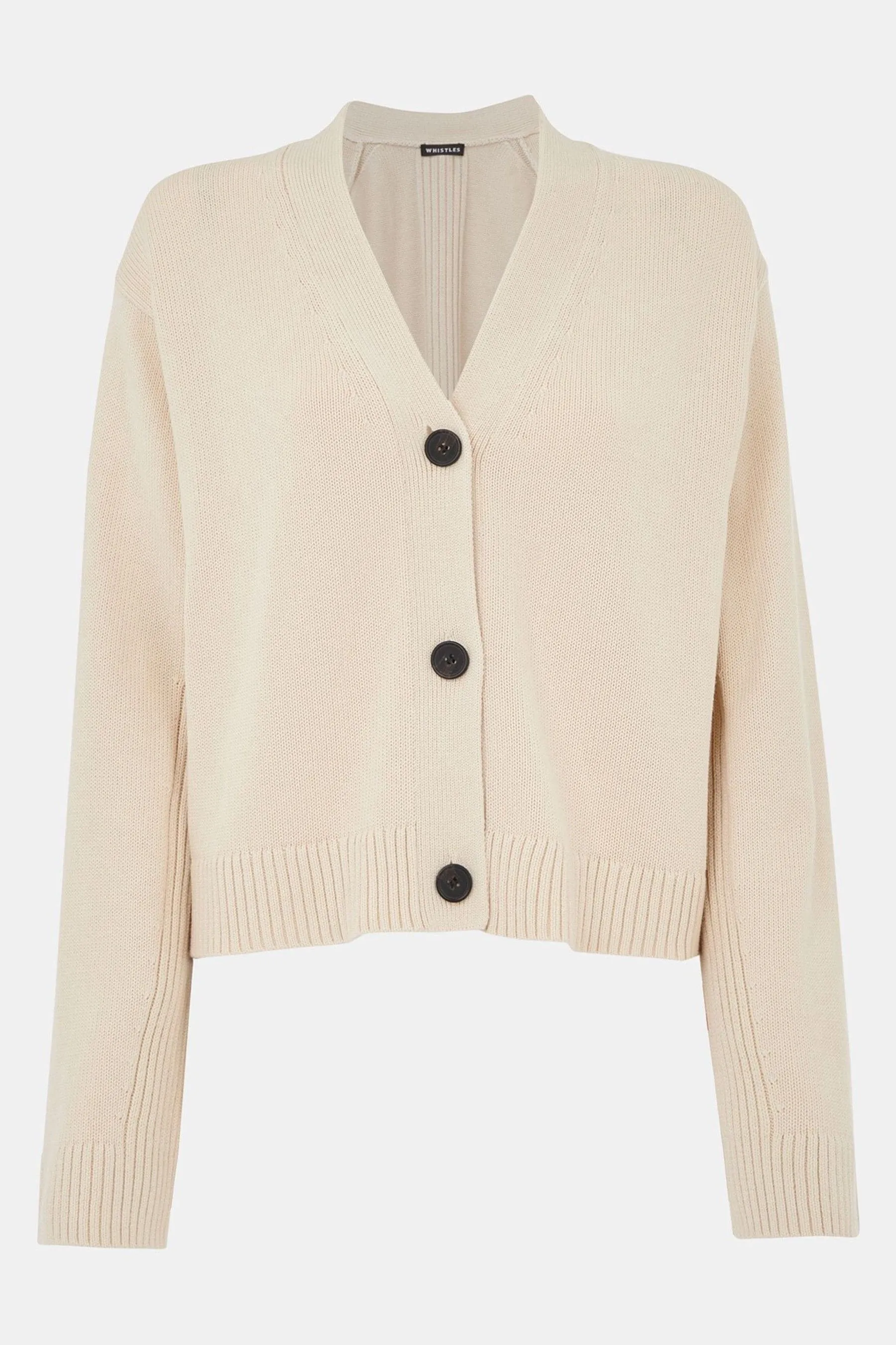 Whistles - Nina - Bianco con abbottonatura frontale - Cardigan