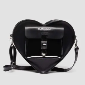 ZAINO/BORSA DR. MARTENS IN PELLE A FORMA DI CUORE